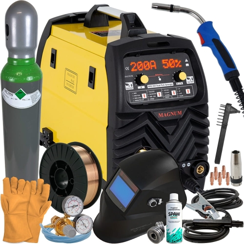 Migomat Magnum MIG 222 Dual Puls Synergia zestaw