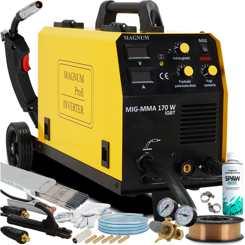 Spawarka MAGNUM 170 W MMA IGBT Zestaw 3