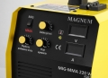 Spawarka migomat Magnum MIG 220W MMA 2w1 zestaw - Panel