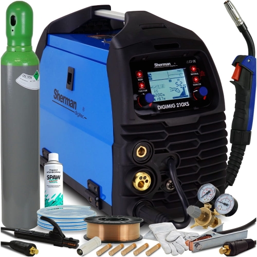 Spawarka migomat SHERMAN DIGIMIG 210 XS Zestaw 1