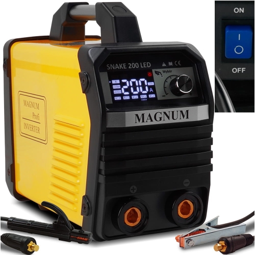Spawarka inwertorowa MMA MAGNUM SNAKE 200 LED