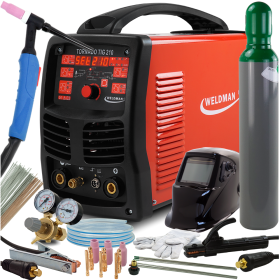 WELDMAN TORNADO TIG 210 AC DC Zestaw 2