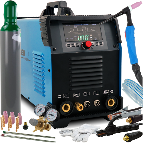 Spawarka TIG AC DC Sherman 200 Multipro 230V HF