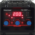 Spawarka inwertorowa TIG DC Sherman 202P Puls panel z przodu