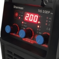 Spawarka inwertorowa TIG DC Sherman 202P Puls panel z boku