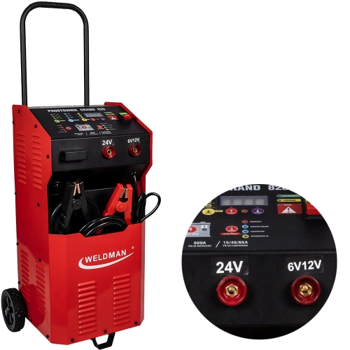 Inteligentny prostownik rozruchowy WELDMAN GRAND 820 6/12/24V Automat 800A