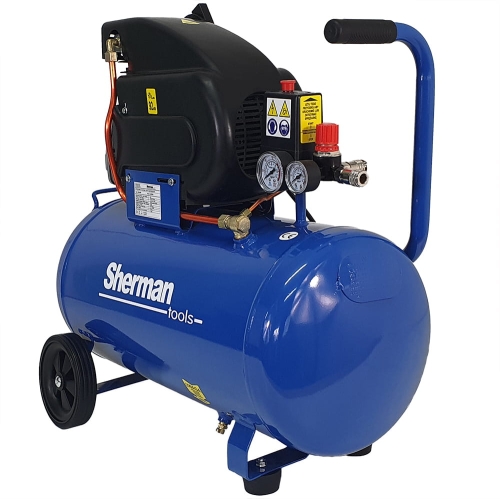 Sprężarka tłokowa OLEJOWA SHERMAN 50L AC2420 KOMPRESOR 8 bar 2KM