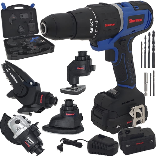 Narzędzie wielofunkcyjne SHERMAN MULTITOOL wiertarka - 5w1