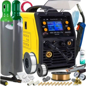 Spawarka migomat Magnum MIG 220 Alu/Cu Synergia zestaw #4