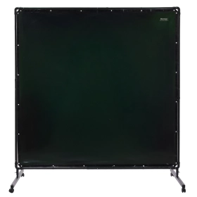 Parawan spawalniczy kurtyna 180 x 180 cm ze stelażem zielony