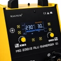Spawarka migomat Magnum MIG 230/2 Alu Synergia - Panel