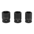 Klucz udarowy pneumatyczny AIRPRESS 1/2" 1800 Nm + nasadki - nasadki czarne