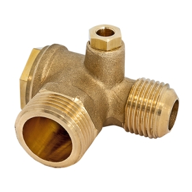 ZAWÓR ZWROTNY KĄTOWY 3/4" - 1/2"