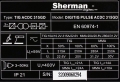 Sherman DIGITIG 315 GD - Tabliczka