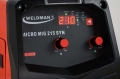 Spawarka migomat Weldman MICRO MIG 215 SYN - Panel