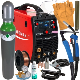 Spawarka migomat Weldman MIGTEC 200 Synergia Zestaw 1