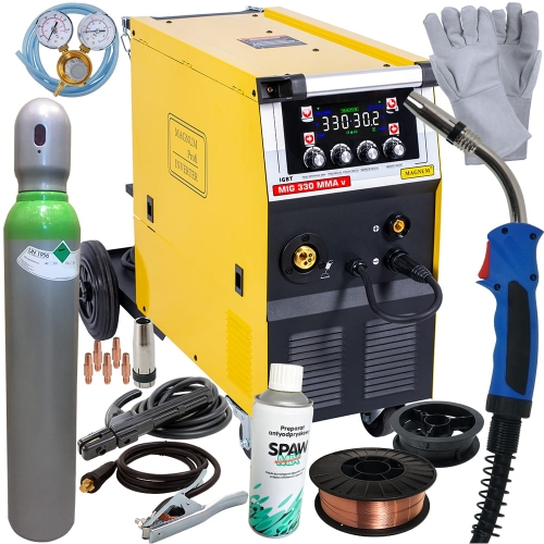 Spawarka migomat magnum mig 330 mma v