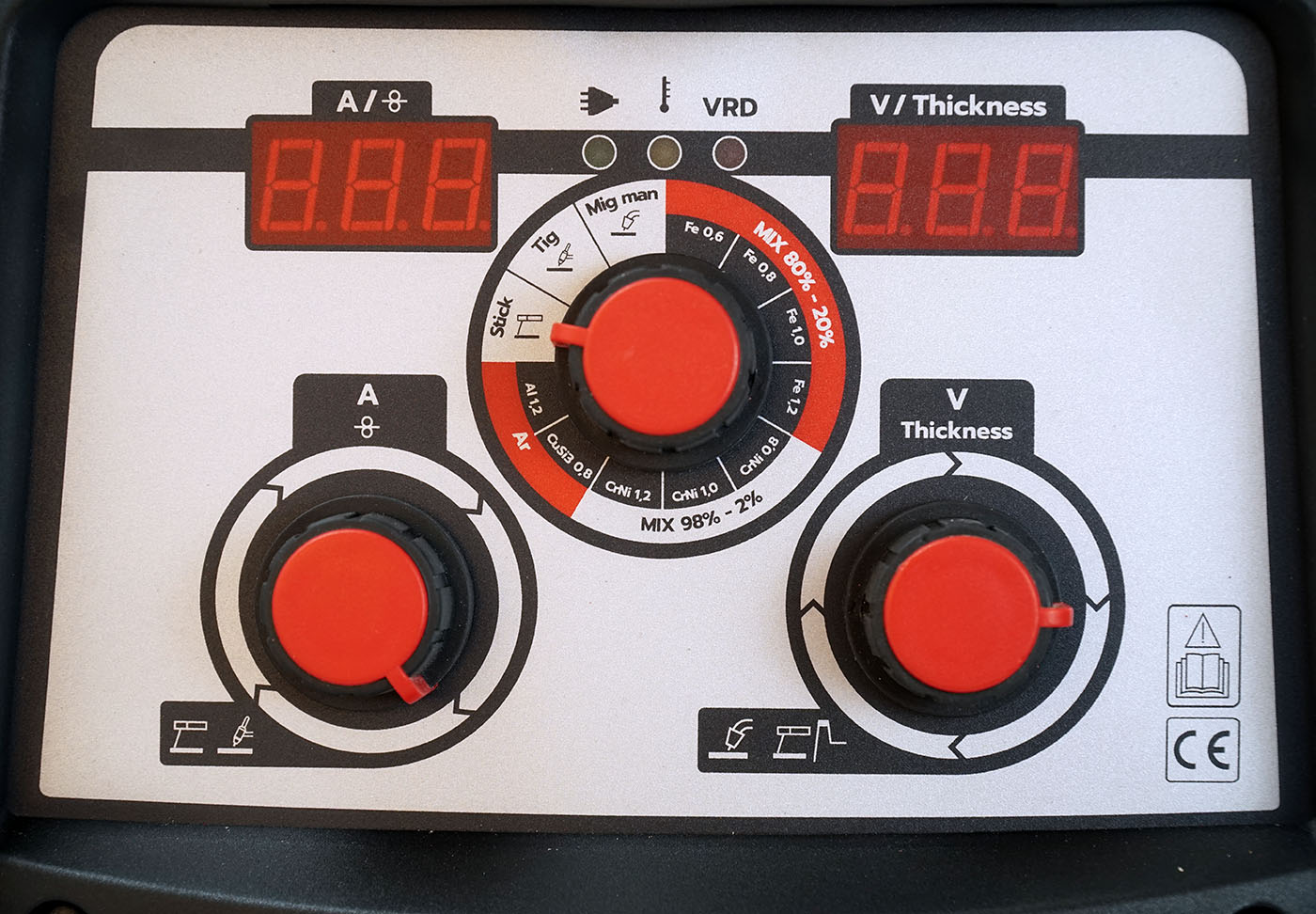 HELVi TP 250 panel sterowania