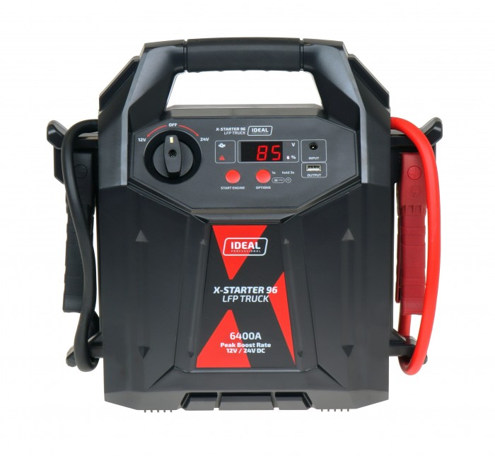 Booster rozruchu Przenośny Akumulator IDEAL X-Starter 96 LFP TRUCK - front