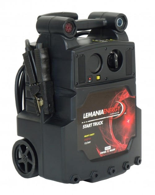 Booster rozruchu Przenośny Akumulator LEMANIA ENERGY START TRUCK P21-TR - front prawy
