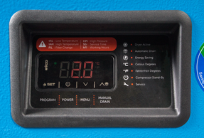 Osuszacz ziębniczy Gudepol HDX-E 70-PRO - panel