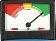 Obudowa filtra dokładnego oczyszczania G100 1/2" - manometr