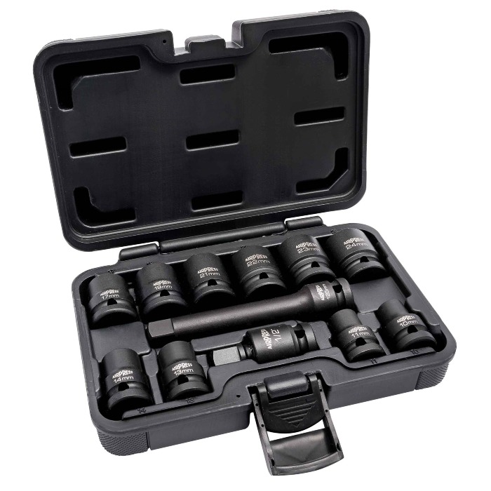 Zestaw nasadek udarowych Airpress 1/2" - w pudełku